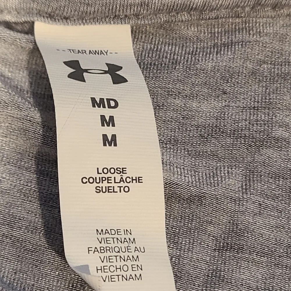 Under Armour long sleeve shirt modal open back gray yoga women's sz.M - Picture 5 of 7